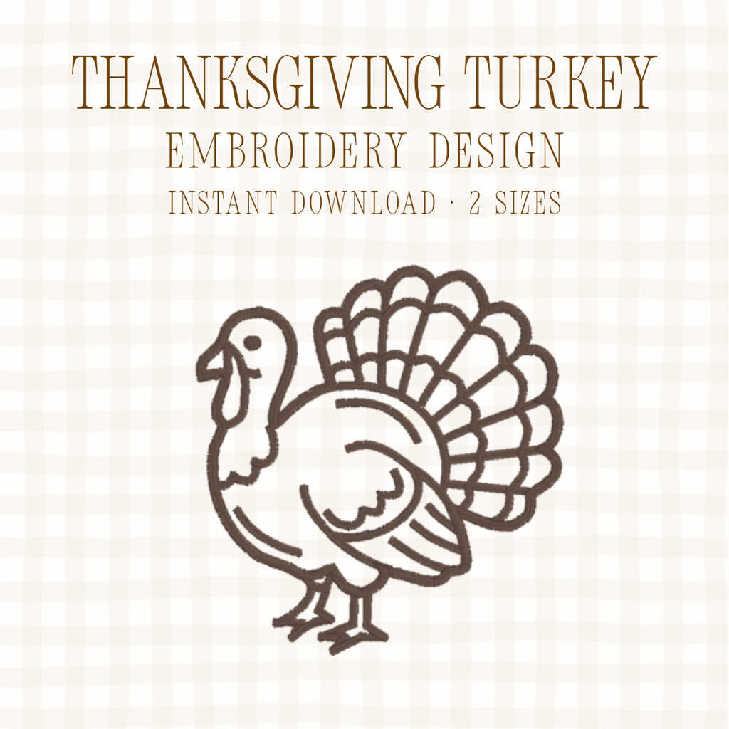 Turkey Embroidery Design