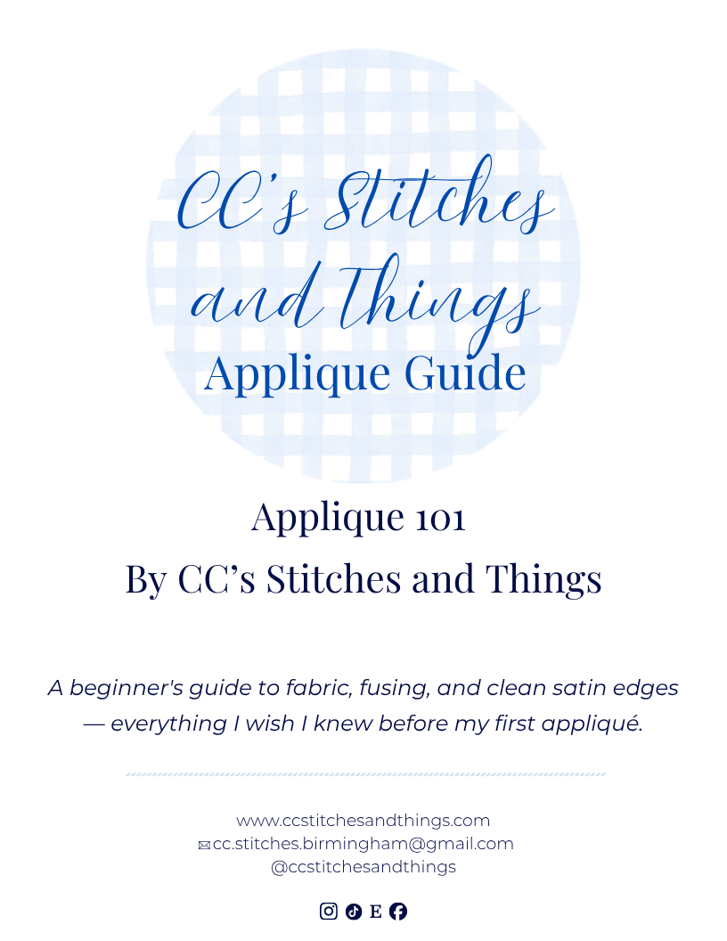 Appliqué 101 Guide front cover