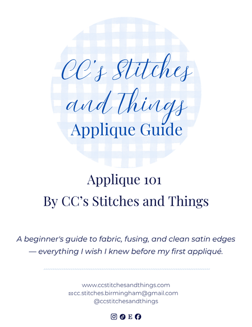 Appliqué 101 Guide front cover