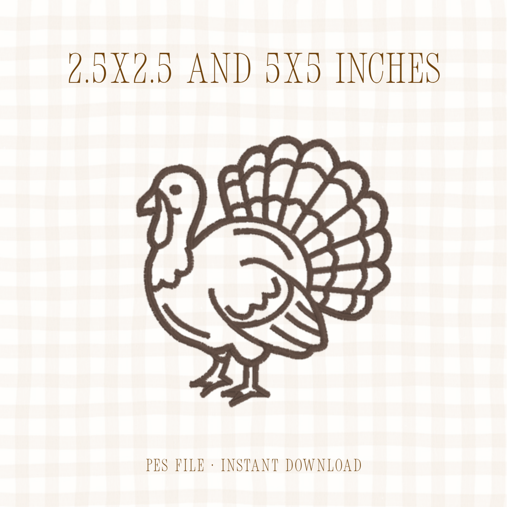 Turkey Embroidery Design