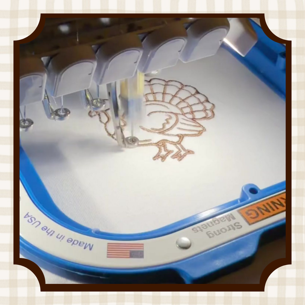 Turkey Embroidery Design