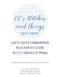 Left Chest Embroidery Placement Guide