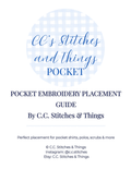 Pocket Embroidery Placement Guide