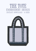 The Tote Embroidery Design