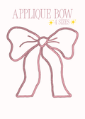 Bow Appliqué Embroidery Design