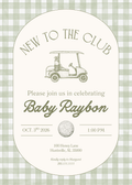 Welcome to the Club Baby Shower Invitation Template