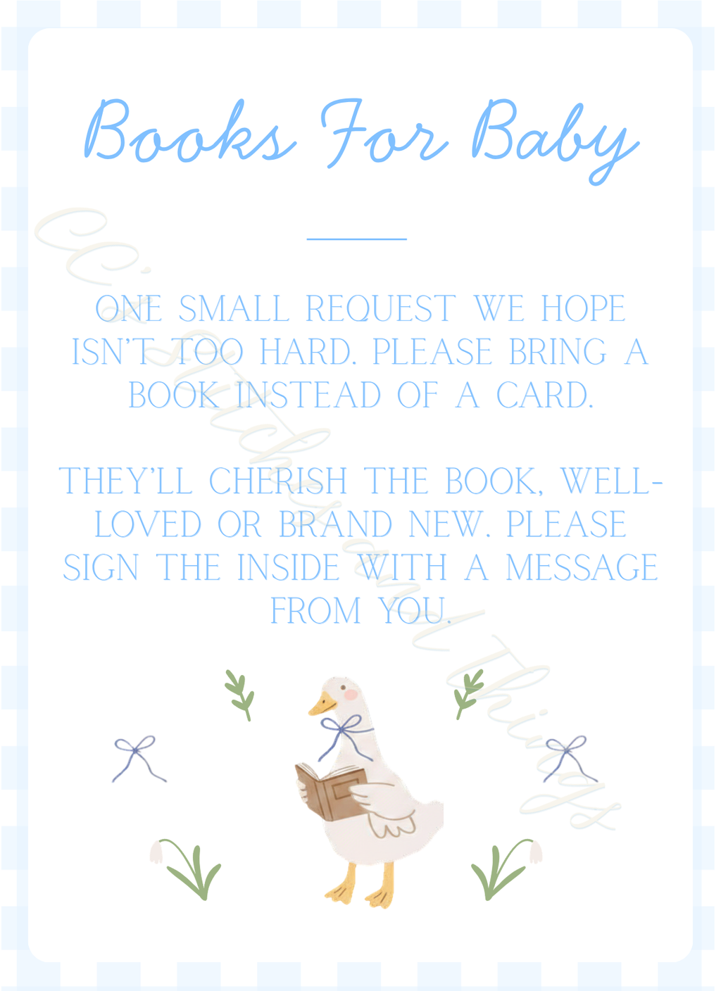 One Silly Goose Baby Shower Invitation Suite (Editable Canva Template)