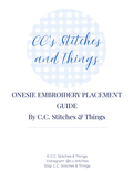 Onesie Embroidery Placement Guide
