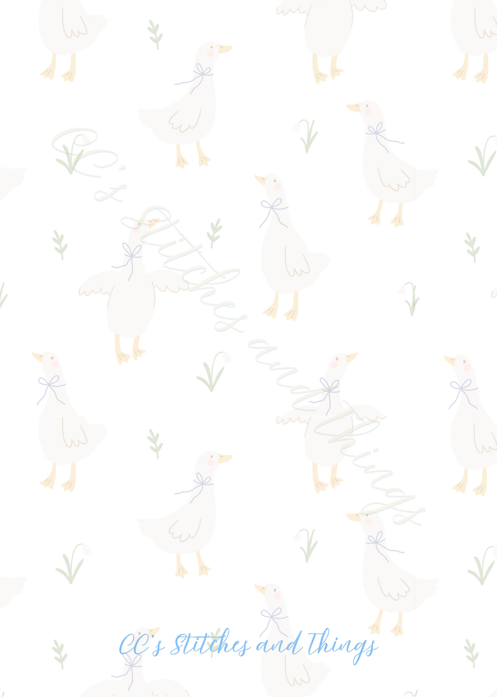 One Silly Goose Baby Shower Invitation Suite (Editable Canva Template)