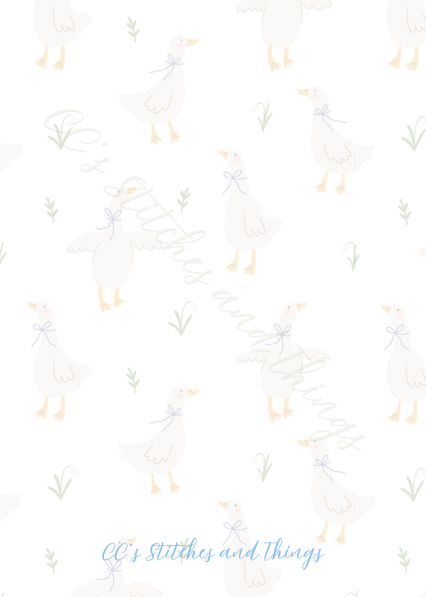 One Silly Goose Baby Shower Invitation Suite (Editable Canva Template)