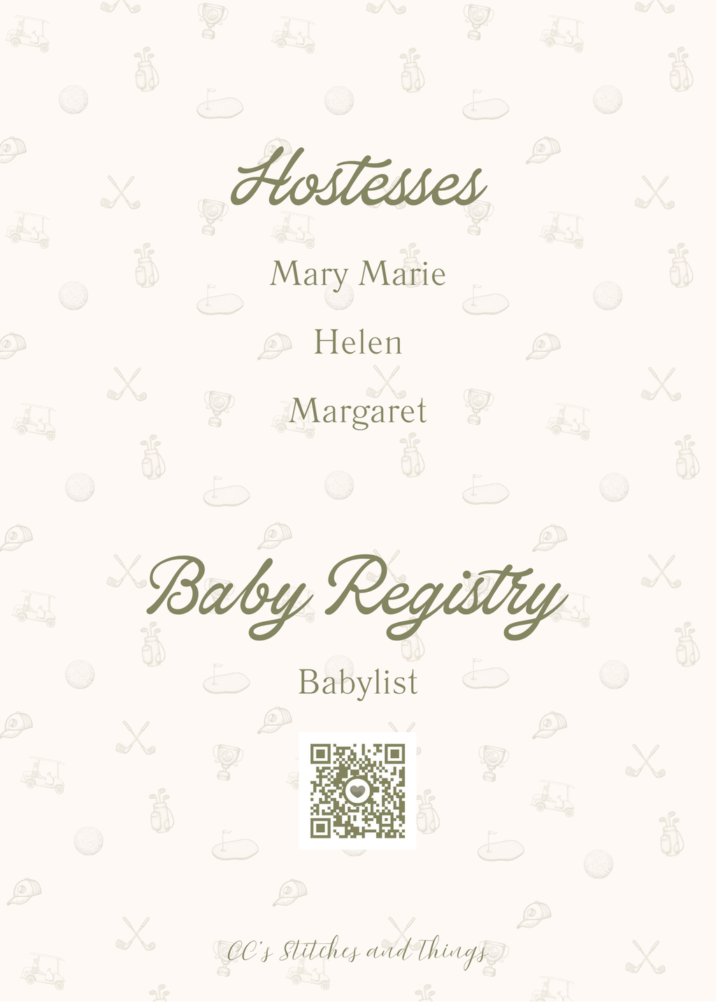 Welcome to the Club Baby Shower Invitation Template