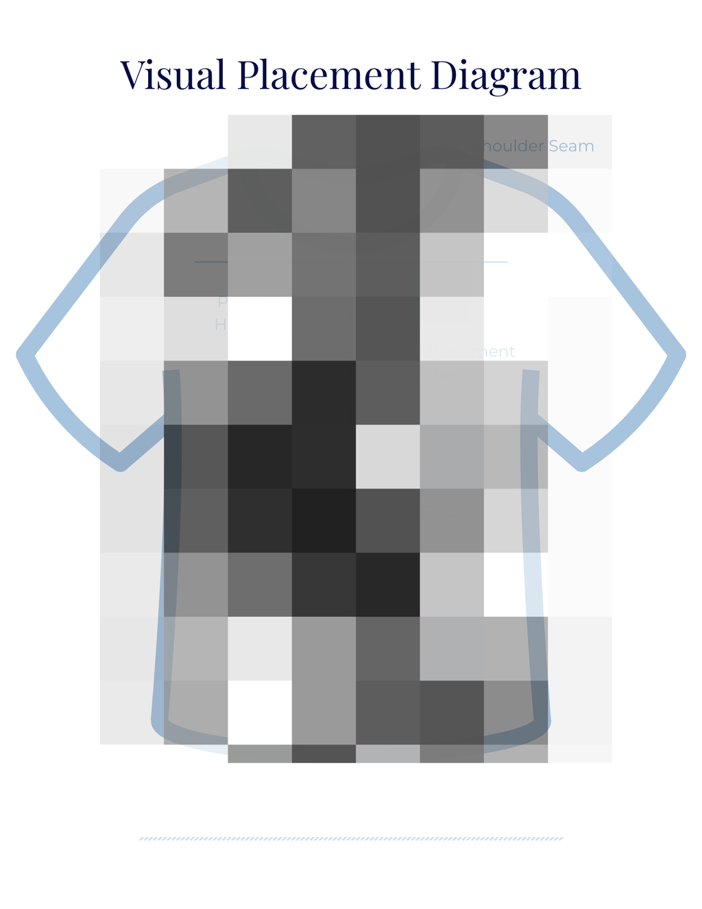 Left Chest Embroidery Placement Guide