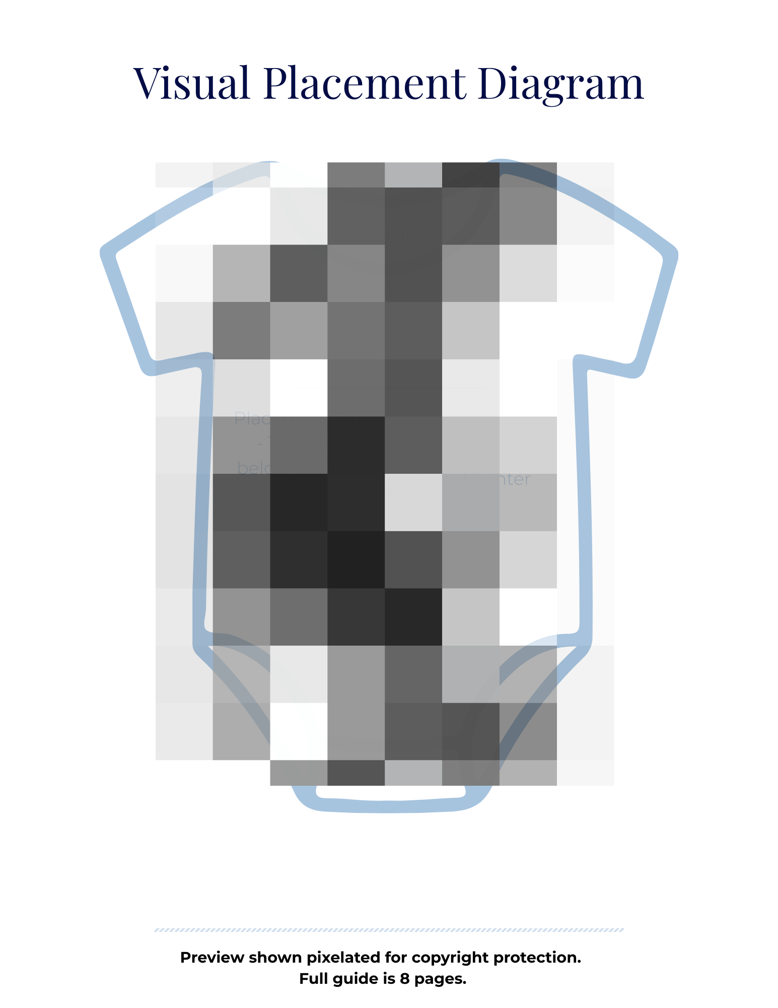 Onesie Embroidery Placement Guide