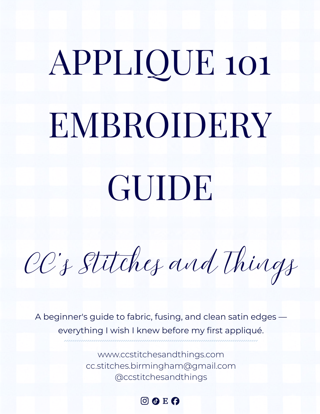 Appliqué 101 Guide