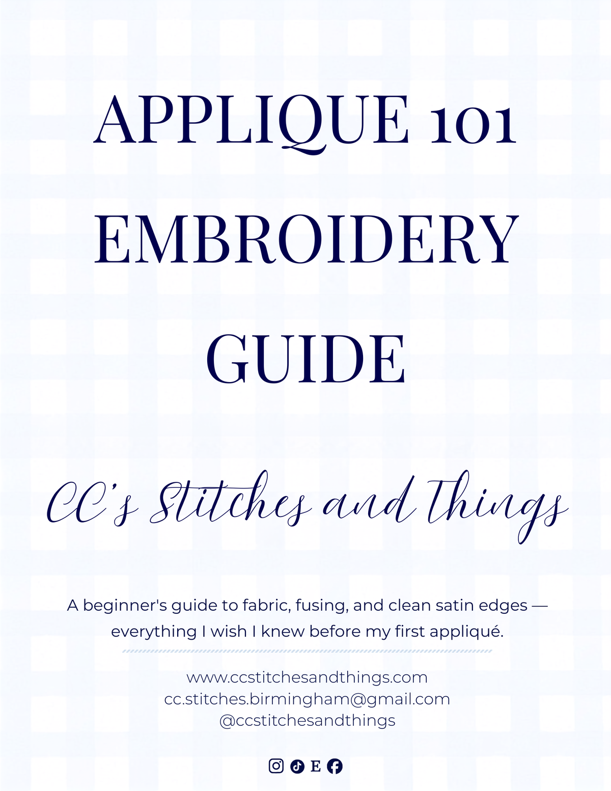 Appliqué 101 Guide