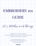 Embroidery 101 Guide