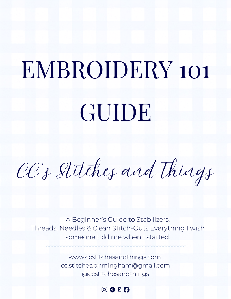 Embroidery 101 Guide