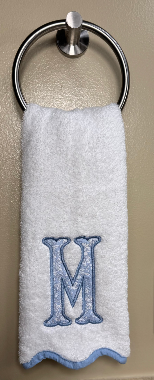 Appliqué Embroidered Hand Towel