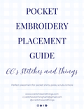 Pocket Embroidery Placement Guide