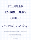 Toddler Embroidery Placement Guide