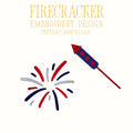 Firecracker Embroidery Design