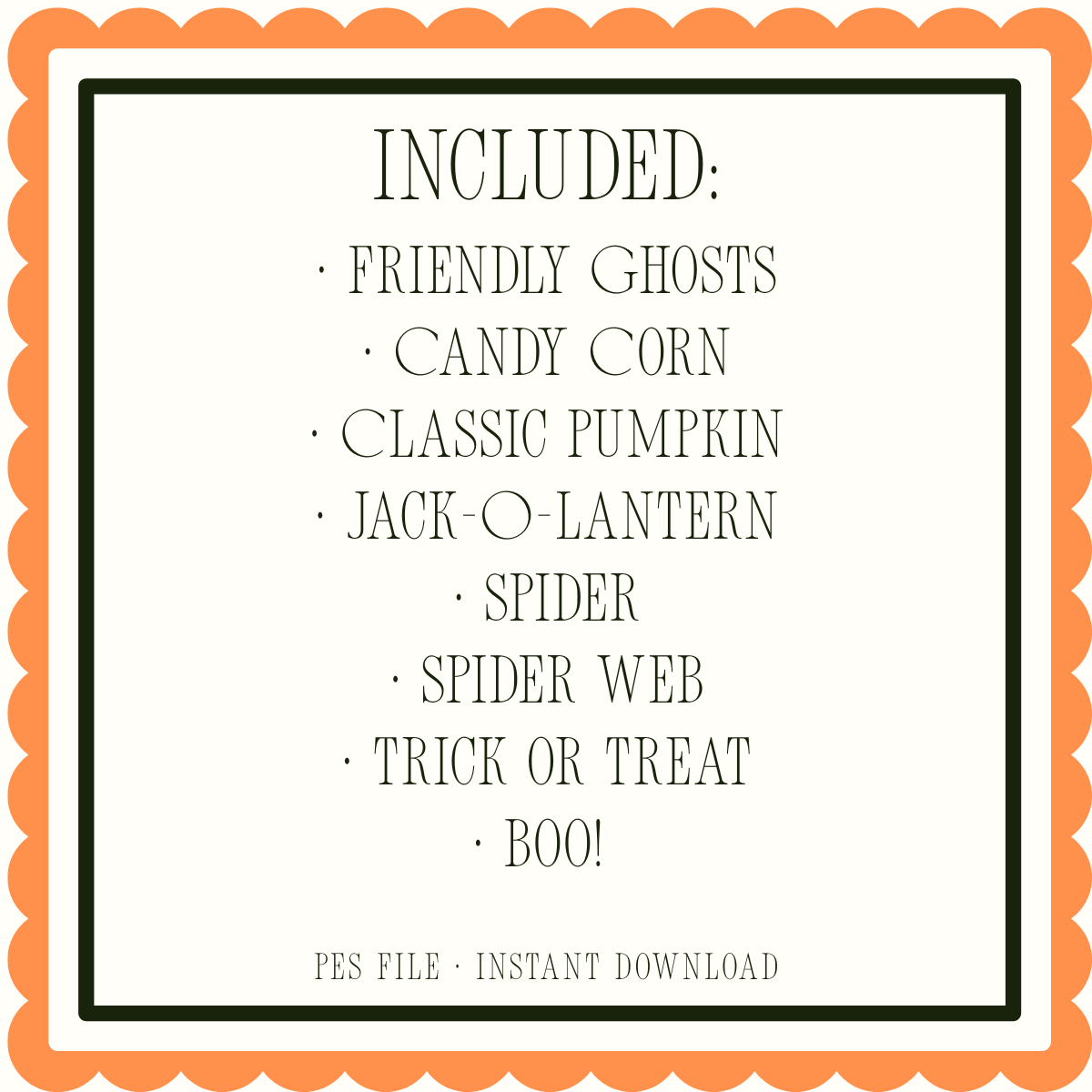 Halloween Design Bundle - Included Designs