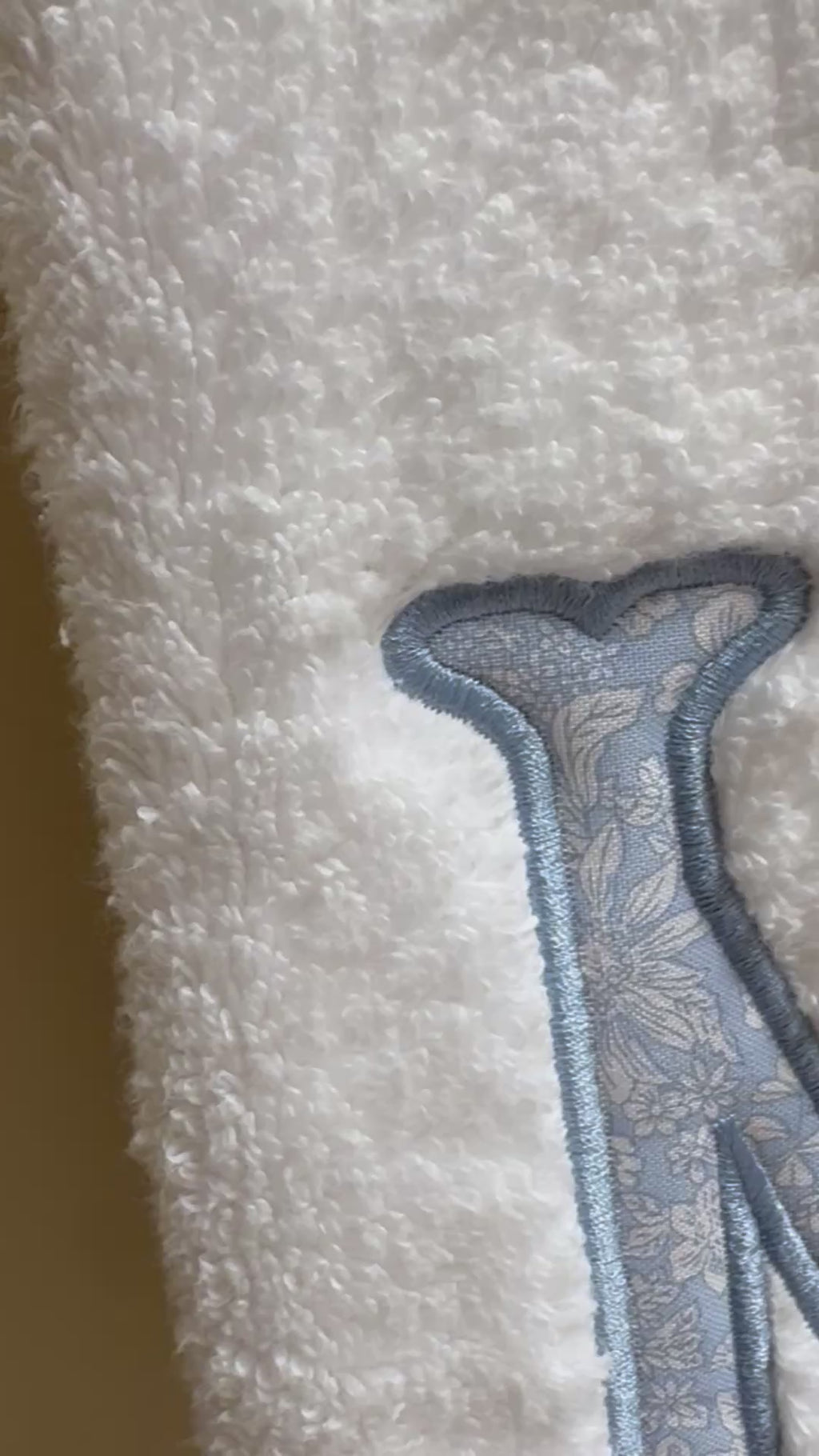 Appliqué Embroidered Hand Towel