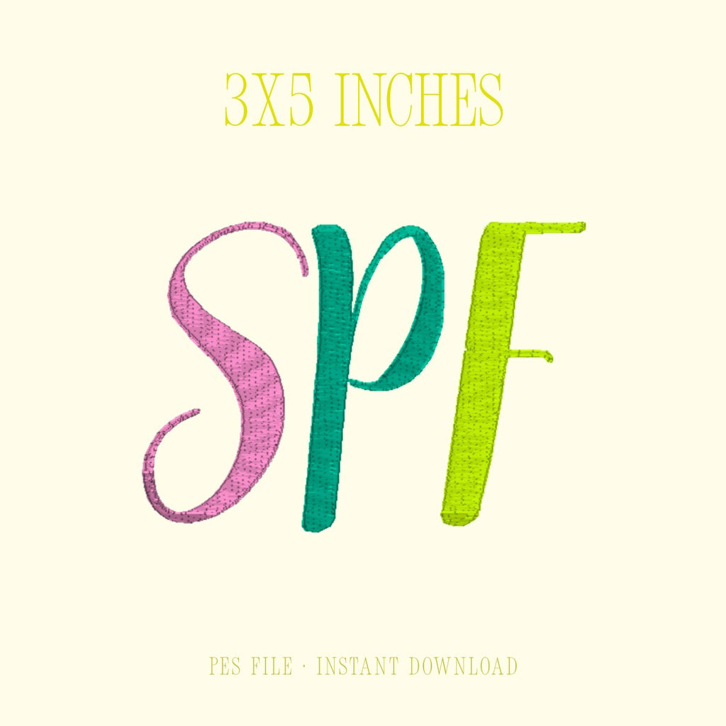 SPF Embroidery Design
