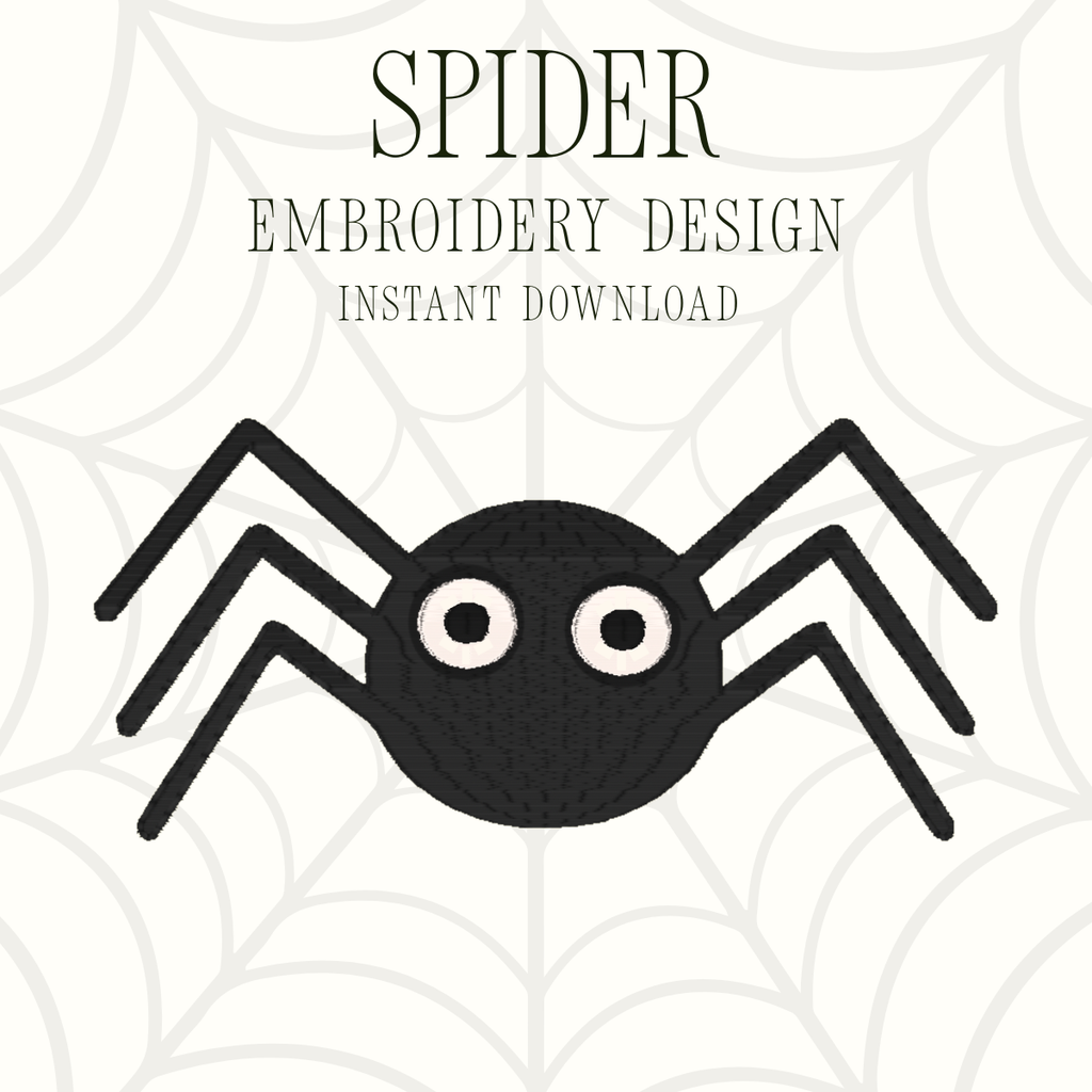 Spider Embroidery Design