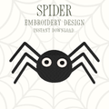 Spider Embroidery Design
