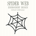 Spider Web Embroidery Design